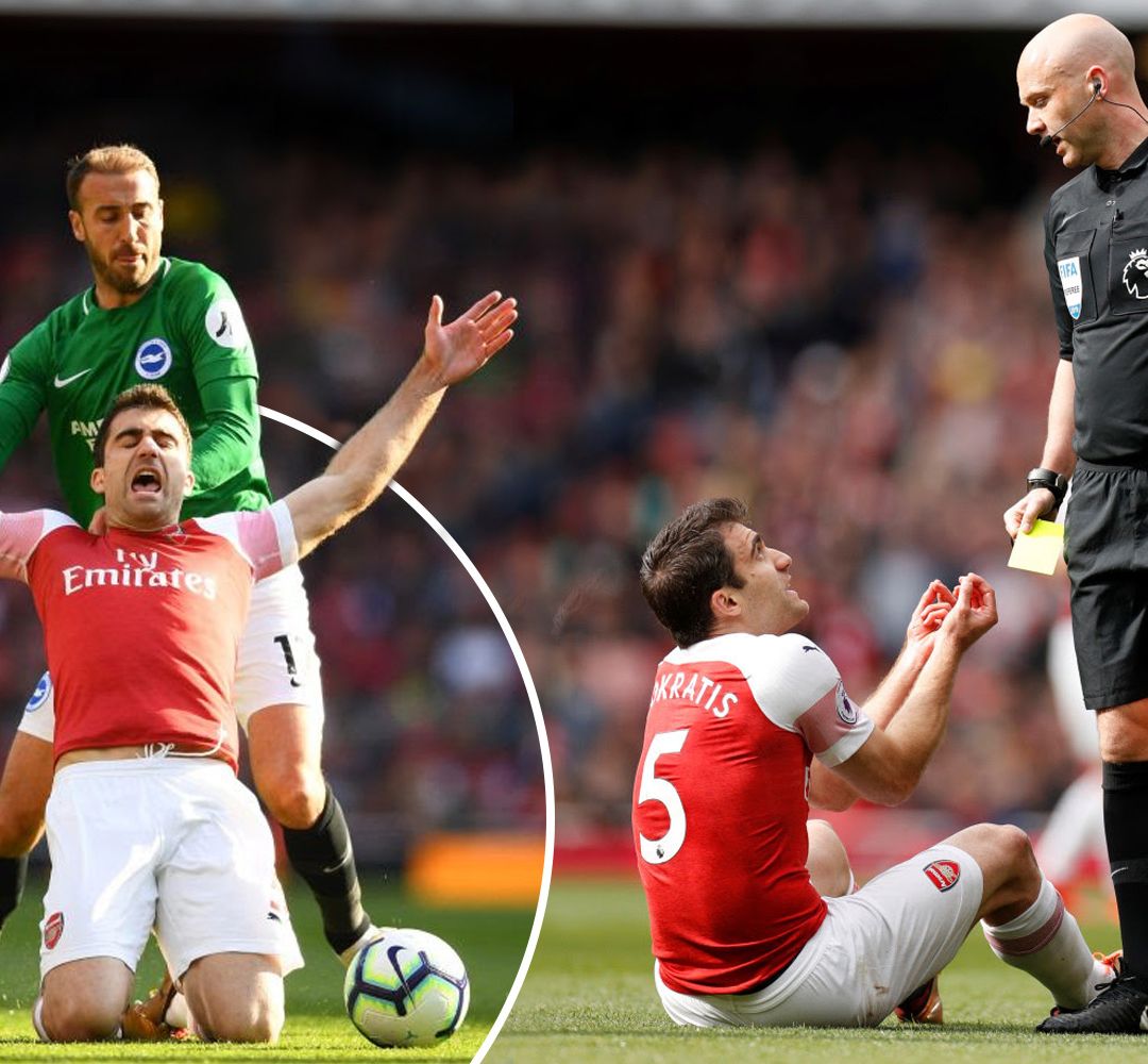 Arsenal diving statistics